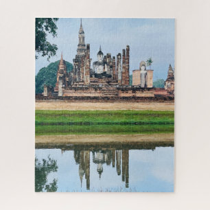 Boeddha in de provincie Sukhothai in Thailand Legpuzzel