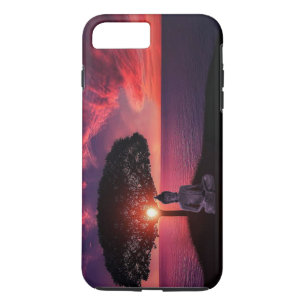 Boeddha in de Red Evening Sky iPhone 8/7 Plus Hoesje