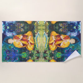 Boeddha in de tuin Maureen Girard Strandlaken