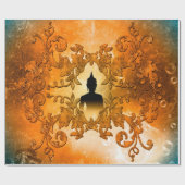 Boeddha in de zon cadeaupapier (Vlak)