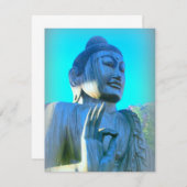 boeddha in discussie over mudra (Voorkant / Achterkant)