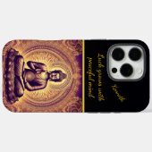 Boeddha in een vredige lotustuin Case-Mate iPhone case (Achterkant (horizontaal))