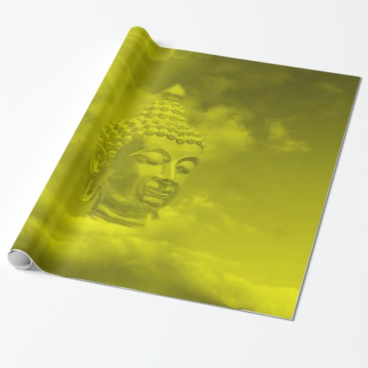 boeddha in goud cadeaupapier (Uitgerold)