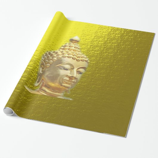 boeddha in goud cadeaupapier (Uitgerold)