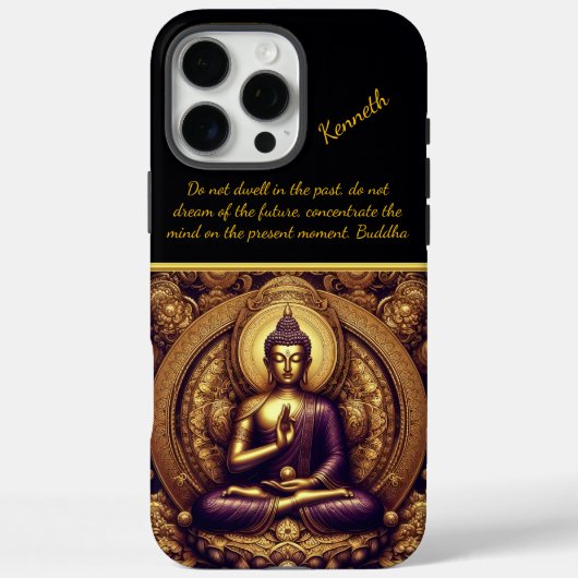 Boeddha in gouden reliëf. Case-Mate iPhone case (Achterkant)