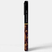 Boeddha in gouden reliëf. Case-Mate iPhone case (Achterkant / Links)