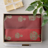 boeddha in het rood tissuepapier (Geschenk)