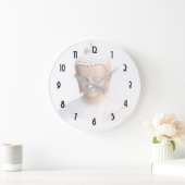 Boeddha in het wit | Serene-medium en kalm Grote Klok (Huis)