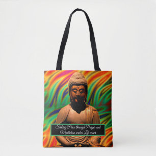Boeddha in meditatie tote bag