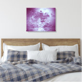boeddha in paars canvas afdruk (Insitu (Slaapkamer))