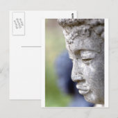 Boeddha in profiel briefkaart (Voorkant / Achterkant)