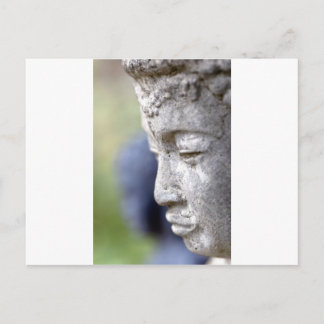 Boeddha in profiel briefkaart