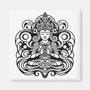 Boeddha in vrede magneet