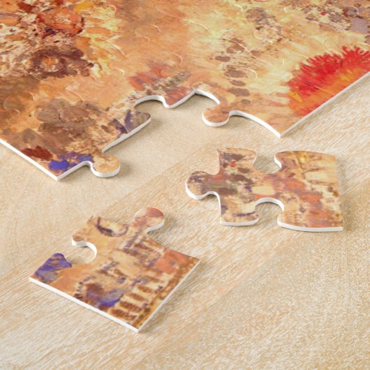 Boeddha in Zijn jeugd door Odilon Redon Legpuzzel (Zijkant)