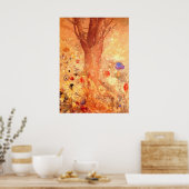 Boeddha in Zijn Poster van Jeugd Druk door Redon (Keuken)