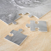 boeddha in zilver legpuzzel (Zijkant)