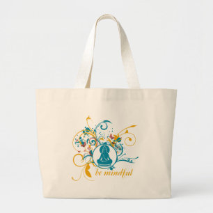 Boeddha is geweldig grote tote bag