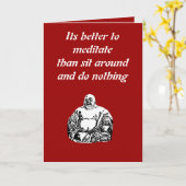 boeddha kaart (Gele Bloem)