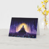 Boeddha-Kaart Kaart (Gele Bloem)