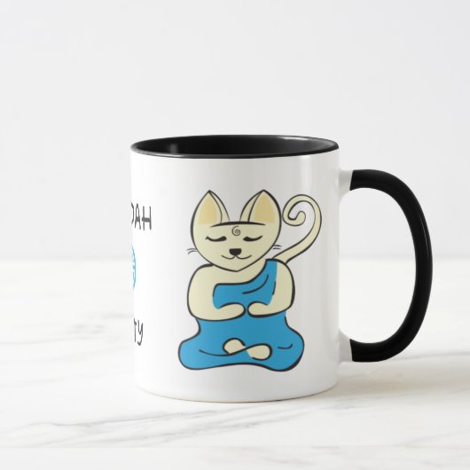Boeddha Kat Cup Mok (Rechts)