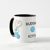 Boeddha Kat Cup Mok (Voorkant links)