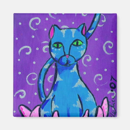 Boeddha-Kat Magneet (Voorkant)