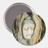 Boeddha kop in de Varkenshouding ... Ayutthaya, Th Magneet (Voorkant / Achterkant)