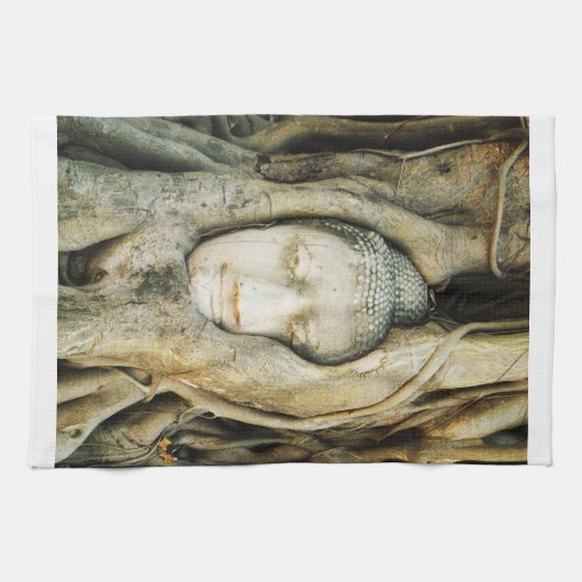 Boeddha kop in de Varkenshouding ... Ayutthaya, Th Theedoek (Horizontaal)