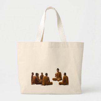 Boeddha Kunst Religieuze Tote Tas - Vreedzame Bije