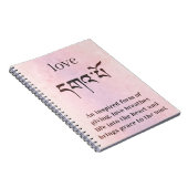 Boeddha liefdessymbool notitieboek (Rechterzijde)