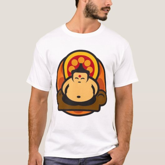 Boeddha Logo Mannen T-shirt (Voorkant)