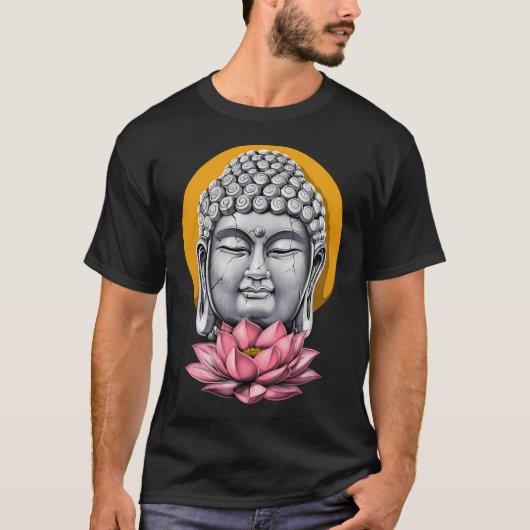 Boeddha Lotus T-shirt (Voorkant)