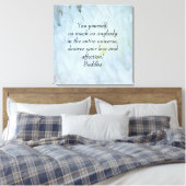 Boeddha Love and affection Dahlia Canvas Afdruk (Insitu (Slaapkamer))