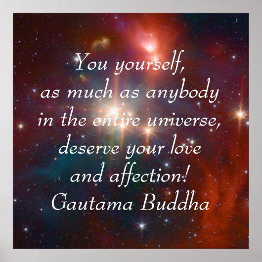 Boeddha Love and affection Poster (Voorkant)