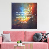 Boeddha Love and affection Tulip nebula Canvas Afdruk (Insitu (Woonkamer))