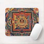 Boeddha Mandala Antiek Tibetan Thanka Muismat (Met muis)
