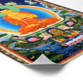 Boeddha Mandala Antiek Tibetan Thanka Poster (Hoek)