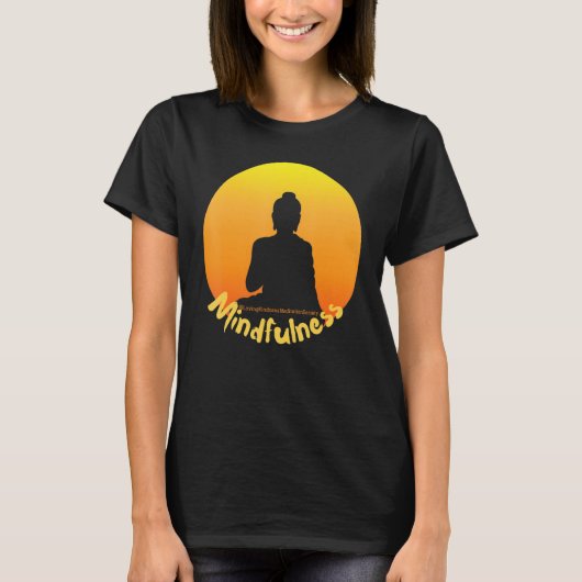 Boeddha Mandala Boeddhist Mindfulness Boeddhisme L T-shirt (Voorkant)