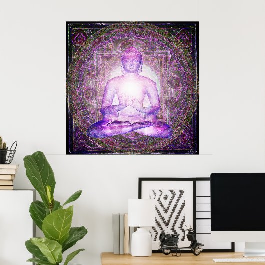 Boeddha Manifestaties Poster (Thuiskantoor)