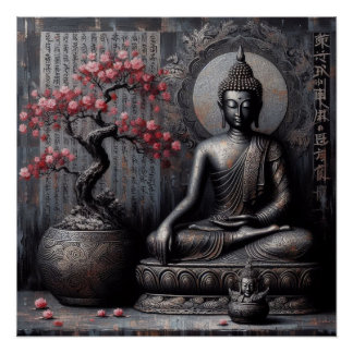 BOEDDHA MEDITATIE AP #13 PERFECT POSTER