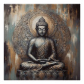 BOEDDHA MEDITATIE AP #4 PERFECT POSTER (Voorkant)