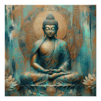 BOEDDHA MEDITATIE AP #9 PERFECT POSTER