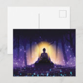 Boeddha-Meditatie Briefkaart (Voorkant / Achterkant)