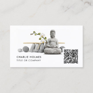 BOEDDHA Meditatie en Yoga Visitekaartje | QR-code