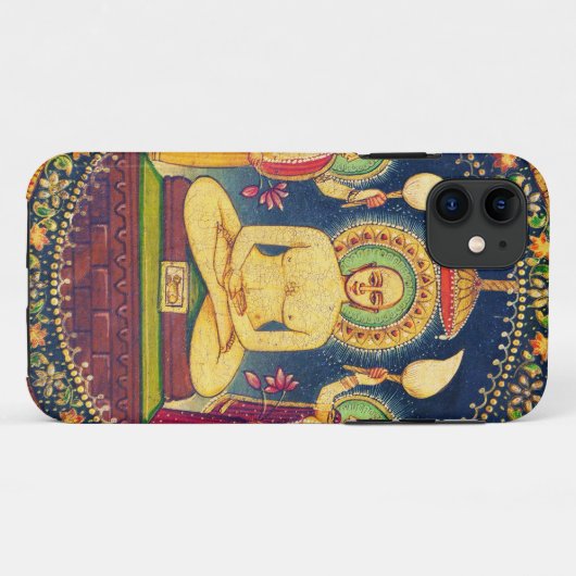 Boeddha-Meditatie met Yoga Case-Mate iPhone Case (Achterkant (horizontaal))