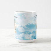 Boeddha Meditatie Mok in Clouds Meditatief (Center)