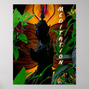 Boeddha Meditatie Poster