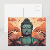 Boeddha Meditatie Spirituele kunst Briefkaart (Voorkant / Achterkant)