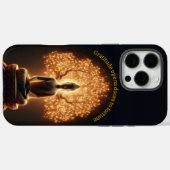 Boeddha mediteert onder een boom Case-Mate iPhone case (Achterkant (horizontaal))
