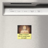 Boeddha met citaat magneet (Insitu (Vaatwasser))